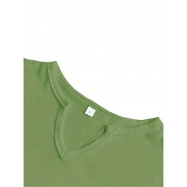 Women'S Vintage Norse Mythology Dragon Print V-Neck T-Shirt - Casual Short Sleeve, Regular Fit, All-Season Tee with Intricate Design, Machine Washable, Allseason Tee | Mythological Design | Comfortable Fit, Dragon Shirt